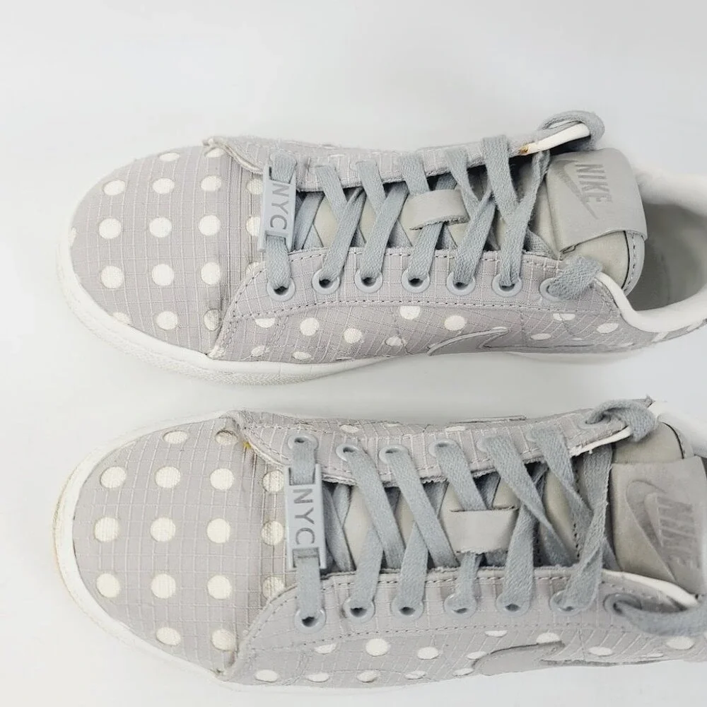 Nike Women's Matte Silver Summit White Classic Ultra Premium Tennis Shoes Size 6